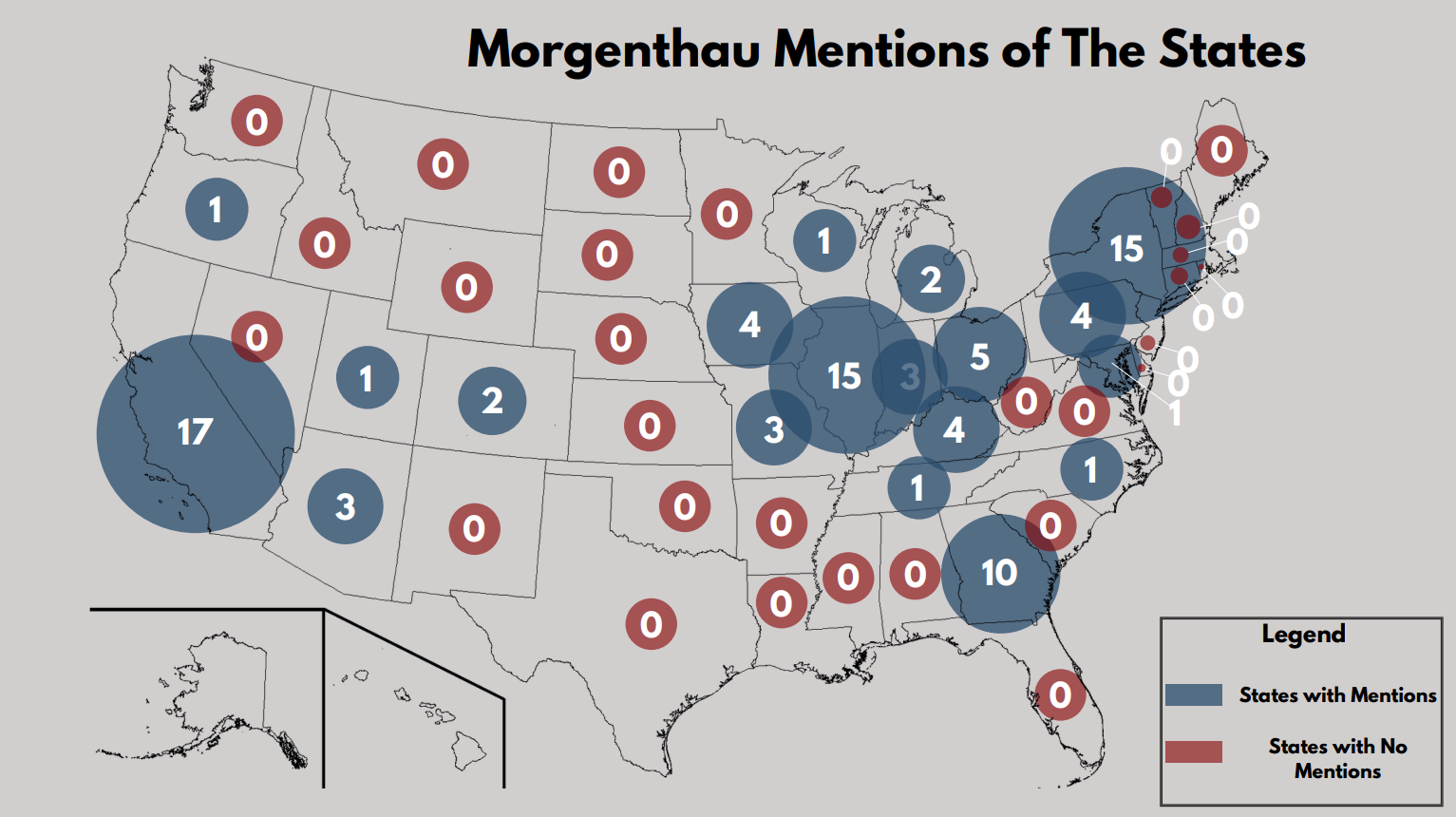 mentions states